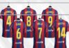 Những số áo huyền thoại tại Barcelona