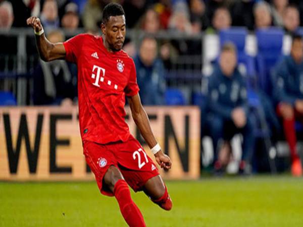Alaba với chiếc áo số 27 ở Bayern Munich