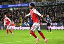 Tin Arsenal: Pháo thủ thắng nhẹ nhàng trước Club Brugge