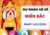 Dự đoán xổ số Miền Bắc ngày 24/1/2026 thứ 7 Chuẩn xác