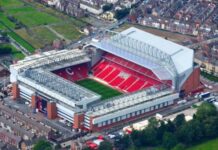 Sân vận động Anfield: Thánh địa của CLB Liverpool Sân vận động Anfield: Thánh địa của CLB Liverpool