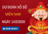 Dự đoán XSMN 14/2/2026 - Soi cầu Miền Nam thứ 7 thần tài