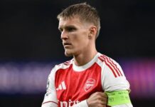 Tin Arsenal: Tương lai Martin Odegaard bị lung lay